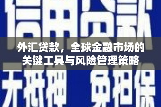 周村外汇贷款，全球金融市场的关键工具与风险管理策略