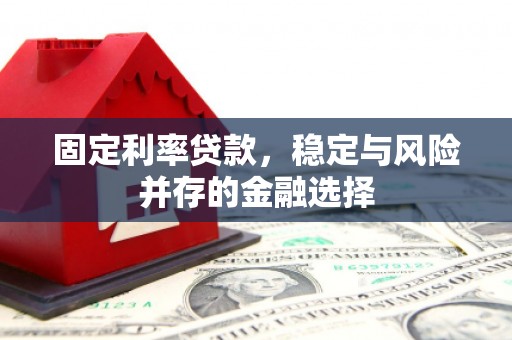 周村固定利率贷款，稳定与风险并存的金融选择