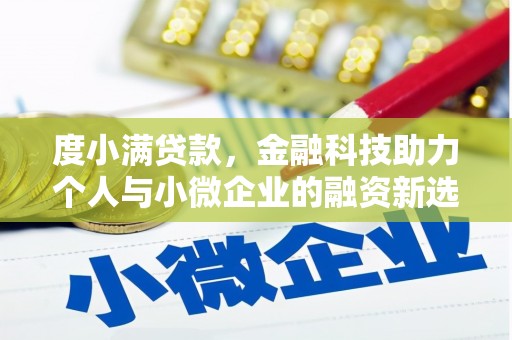 周村度小满贷款，金融科技助力个人与小微企业的融资新选择