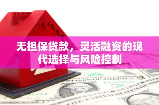 周村无担保贷款，灵活融资的现代选择与风险控制