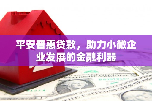 周村平安普惠贷款，助力小微企业发展的金融利器